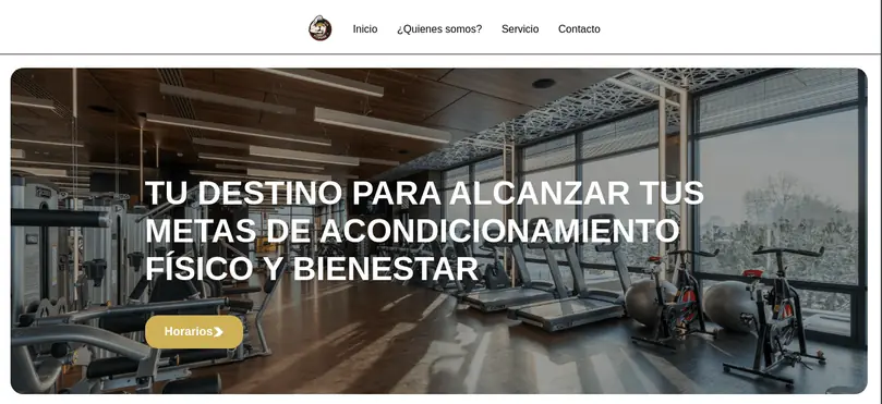 FitZone Gym mostrando diseño responsivo y estilo moderno